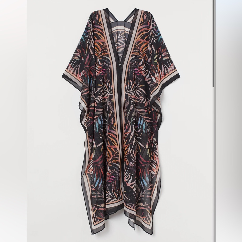 Sheer Kaftan Beach Coverup